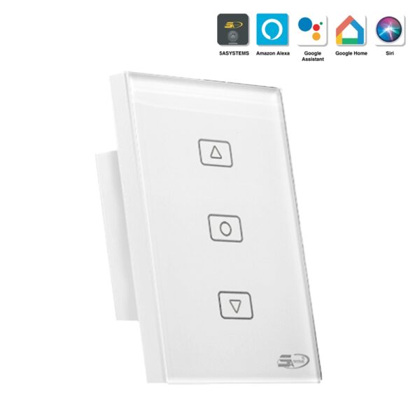 5A D2000 Smart WiFi Curtain Switch Wall Touch Panel Switch